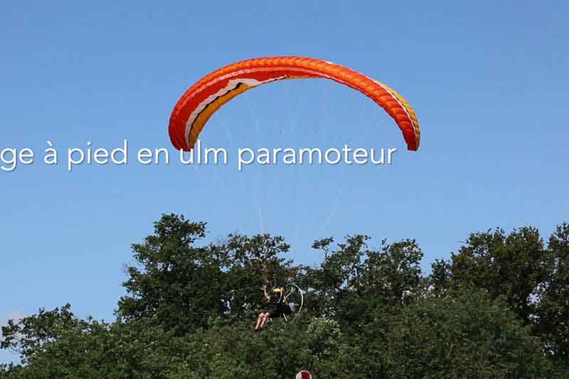 Baptême de l'air en paramoteur