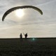 Première phase d'apprentissage pour Cédric, un futur pilote : le gonflage sous voile  :)