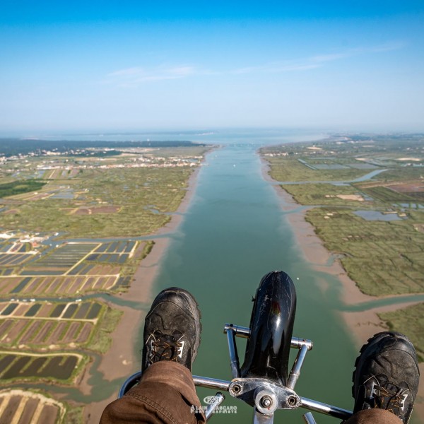 Photos d'une matinée de paramoteur d'Alain Mascaro "Pilote-photographe"