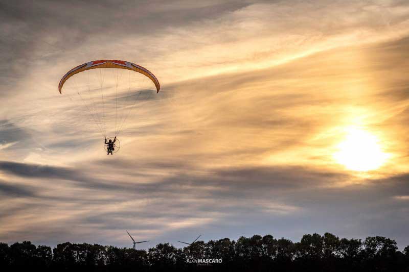 Baptême de l'air en ulm paramoteur